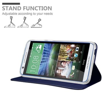 HTC Desire 820 lommebokdeksel etui (blå)