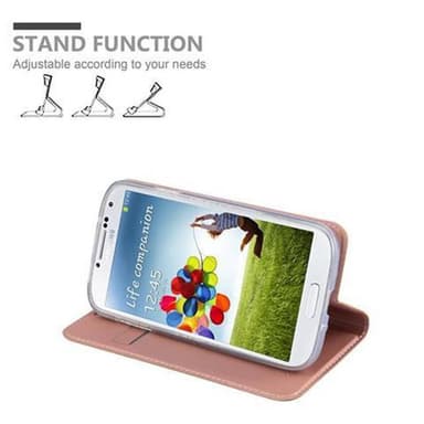 Samsung Galaxy S4 lommebokdeksel etui (rosa)
