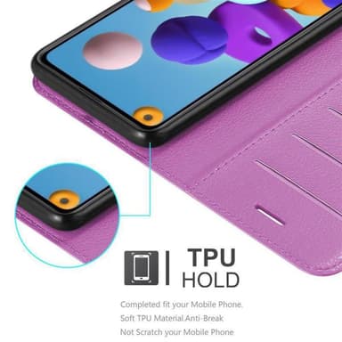 Samsung Galaxy A21 Deksel Etui Case (lilla)