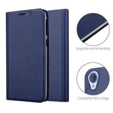 HTC Desire 820 lommebokdeksel etui (blå)