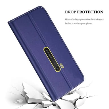 Nokia Lumia 920 lommebokdeksel etui (blå)