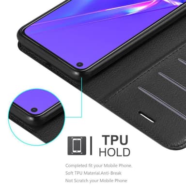 Oppo A72 Deksel Etui Case (svart)