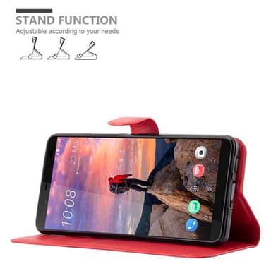 HTC U12 PLUS Deksel Etui Case (rød)