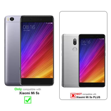 Xiaomi Mi 5s Deksel Etui Case (rød)