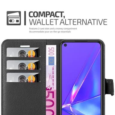 Oppo A72 Deksel Etui Case (svart)