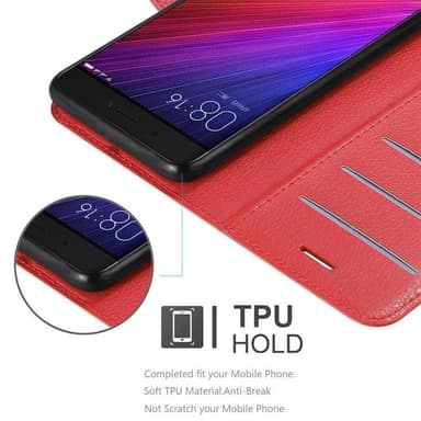 Xiaomi Mi 5s Deksel Etui Case (rød)
