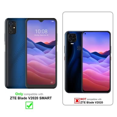 ZTE Blade V2020 SMART Deksel Etui Case (svart)