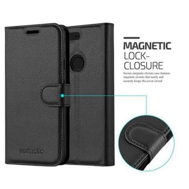 Google PIXEL Deksel Etui Case (svart)