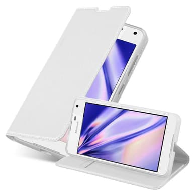 Nokia Lumia 650 lommebokdeksel etui (sølv)