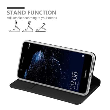 Huawei P10 LITE lommebokdeksel etui (svart)