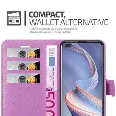 Oppo A92s Deksel Etui Case (lilla)