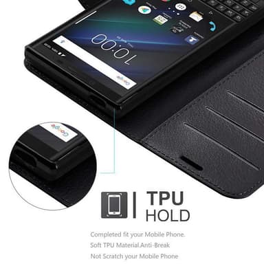 Blackberry KEY 2 Deksel Etui Case (svart)