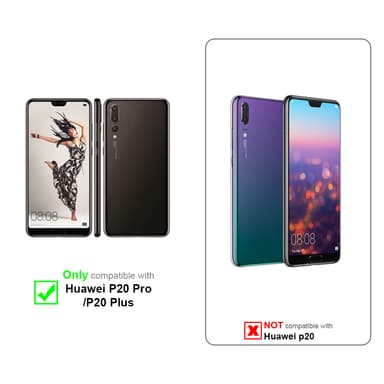 Huawei P20 PRO / P20 PLUS lommebokdeksel etui (blå)