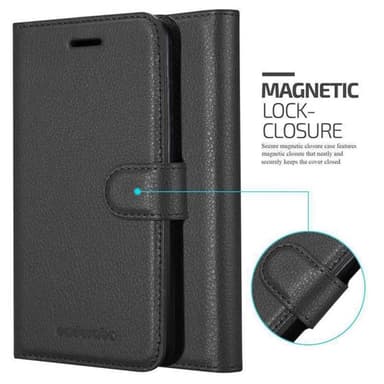 Motorola MOTO G7 / G7 PLUS Deksel Etui Case (svart)