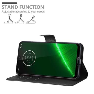 Motorola MOTO G7 / G7 PLUS Deksel Etui Case (svart)