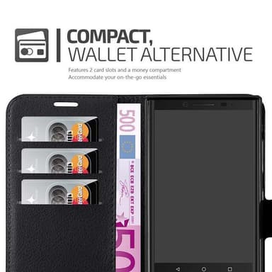 Blackberry KEY 2 Deksel Etui Case (svart)