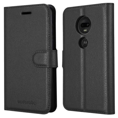 Motorola MOTO G7 / G7 PLUS Deksel Etui Case (svart)