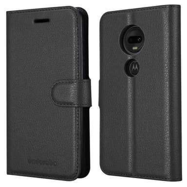 Motorola MOTO G7 / G7 PLUS Deksel Etui Case (svart)