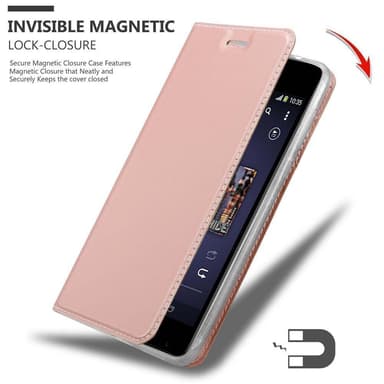 Sony Xperia E1 lommebokdeksel etui (rosa)