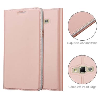 Samsung Galaxy A7 2015 lommebokdeksel etui (rosa)