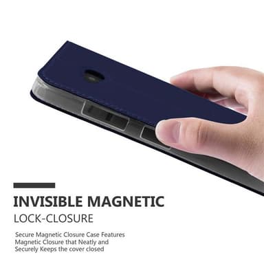 Nokia Lumia 640 lommebokdeksel etui (blå)