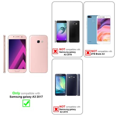 Samsung Galaxy A3 2017 Deksel Etui Case (lilla)