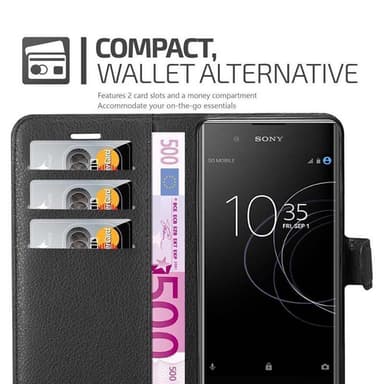 Sony Xperia XA1 PLUS Deksel Etui Case (svart)