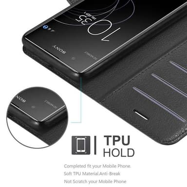 Sony Xperia XA1 PLUS Deksel Etui Case (svart)