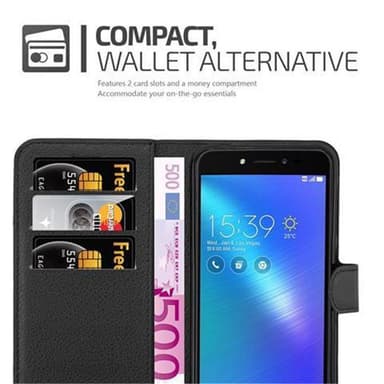 Asus ZenFone LIVE / 3 GO Deksel Etui Case (svart)