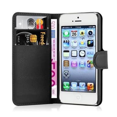 iPhone 5 / 5S / SE 2016 Deksel Etui Case (svart)