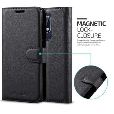 Nokia 5.1 Deksel Etui Case (svart)