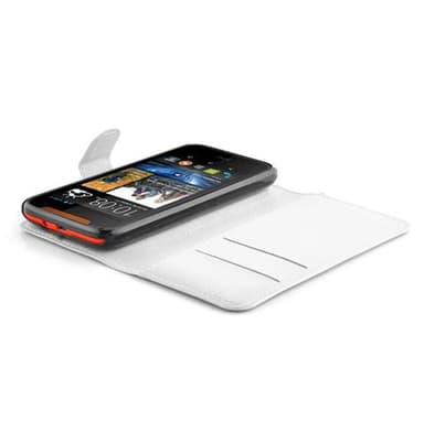 HTC Desire 310 Deksel Etui Case (hvit)