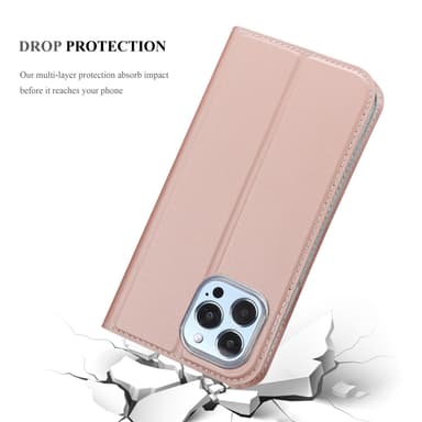 iPhone 13 PRO lommebokdeksel etui (rosa)