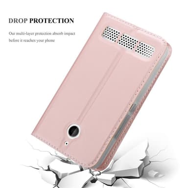 Sony Xperia E1 lommebokdeksel etui (rosa)