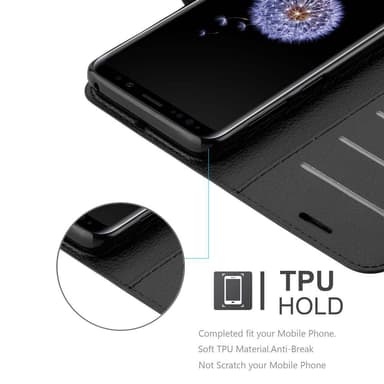 Samsung Galaxy S9 Deksel Etui Case (svart)