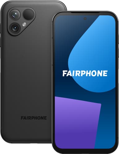 Fairphone 5 5G smarttelefon 6/128GB (matt sort)