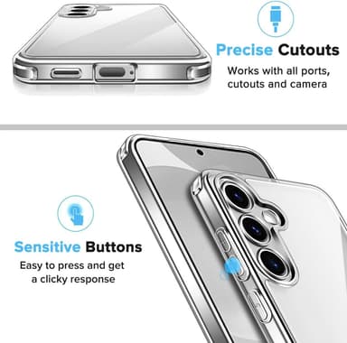 Samsung Galaxy S24 deksel ultra slim (Gjennomsiktig)