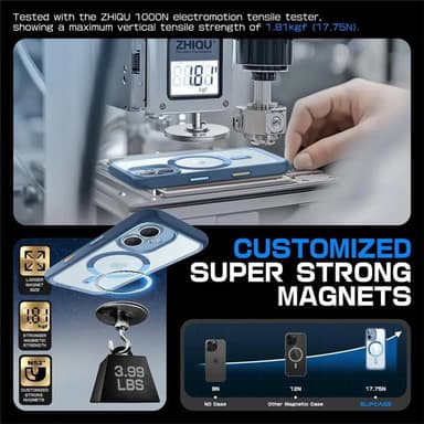 SUPCASE UB Mag deksel iPhone 16 - Azure