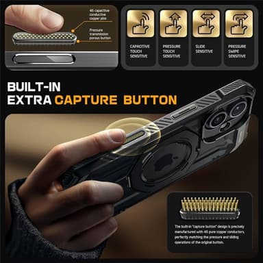 SUPCASE UB Grip deksel iPhone 16 - Svart