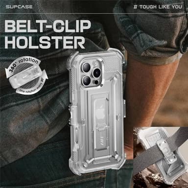 SUPCASE UB Pro deksel iPhone 16 Pro Max - Clear