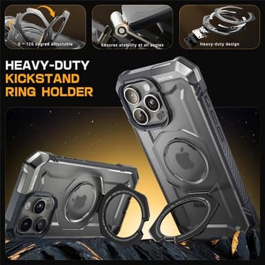 SUPCASE UB Grip deksel iPhone 16 Pro - Grey