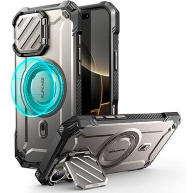 SUPCASE UB Mag XT deksel iPhone 16 Pro Max - TiGray