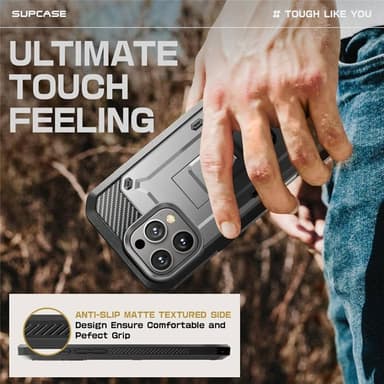 SUPCASE UB Pro deksel iPhone 16 Pro - TiGray