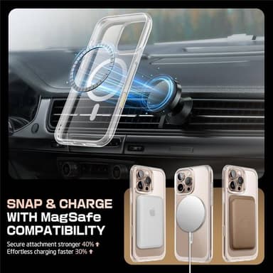 SUPCASE UB Mag deksel iPhone 16 Pro - Clear
