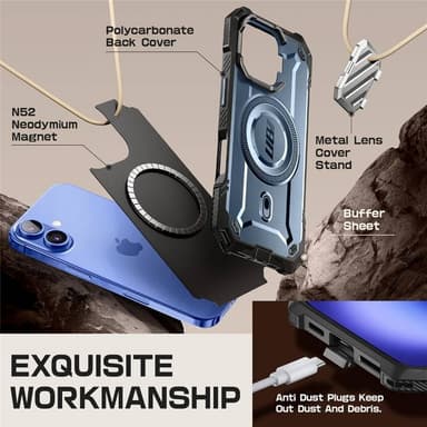 SUPCASE UB Mag XT deksel iPhone 16 - Tilt