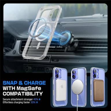 SUPCASE UB Mag Stand deksel iPhone 16 - Clear