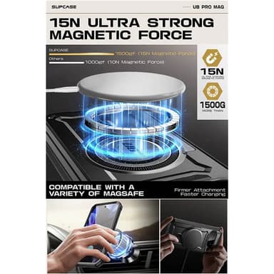 SUPCASE UB Pro Mag deksel Google Pixel 9 - Svart