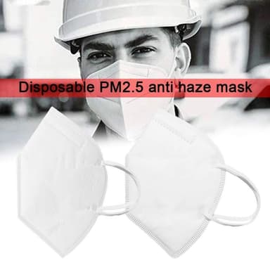 FFP2 munnbeskyttelse - ansiktsmaske - KN95 respirator 6 stk