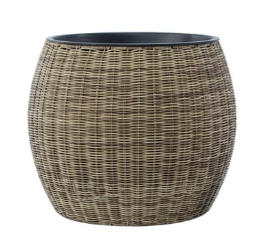 Plantekar FLETT D48xH40cm, lysebrun