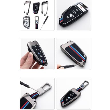 Mercedes Benz nøkkelbrikkedeksel for E-klasse, gammel og ny C260l/C200/GLB/A200 Svart+grå